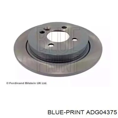 Тормозные диски ADG04375 Blue Print