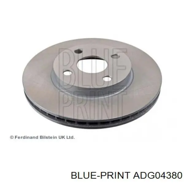 Передний тормозной диск Blue Print ADG04380