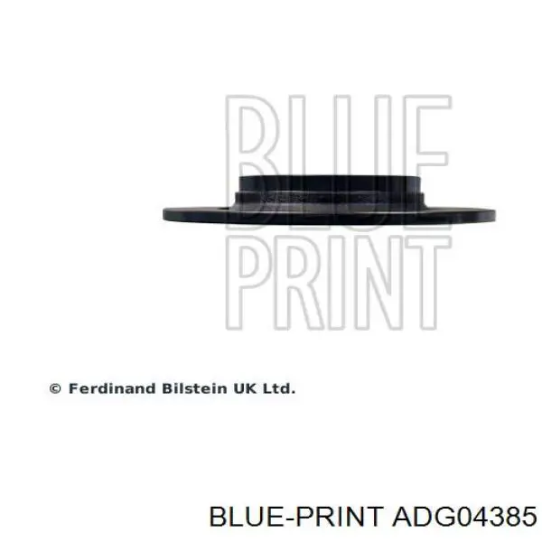 Передние тормозные диски ADG04385 Blue Print