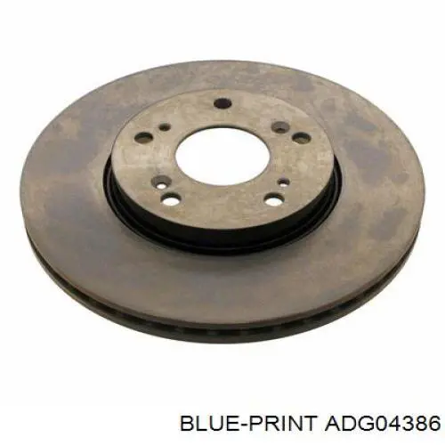 Купить ADG04386 Blue Print Диск тормозной задний