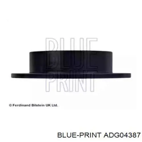 Задний тормозной диск Blue Print ADG04387 цена, от 28.82 USD