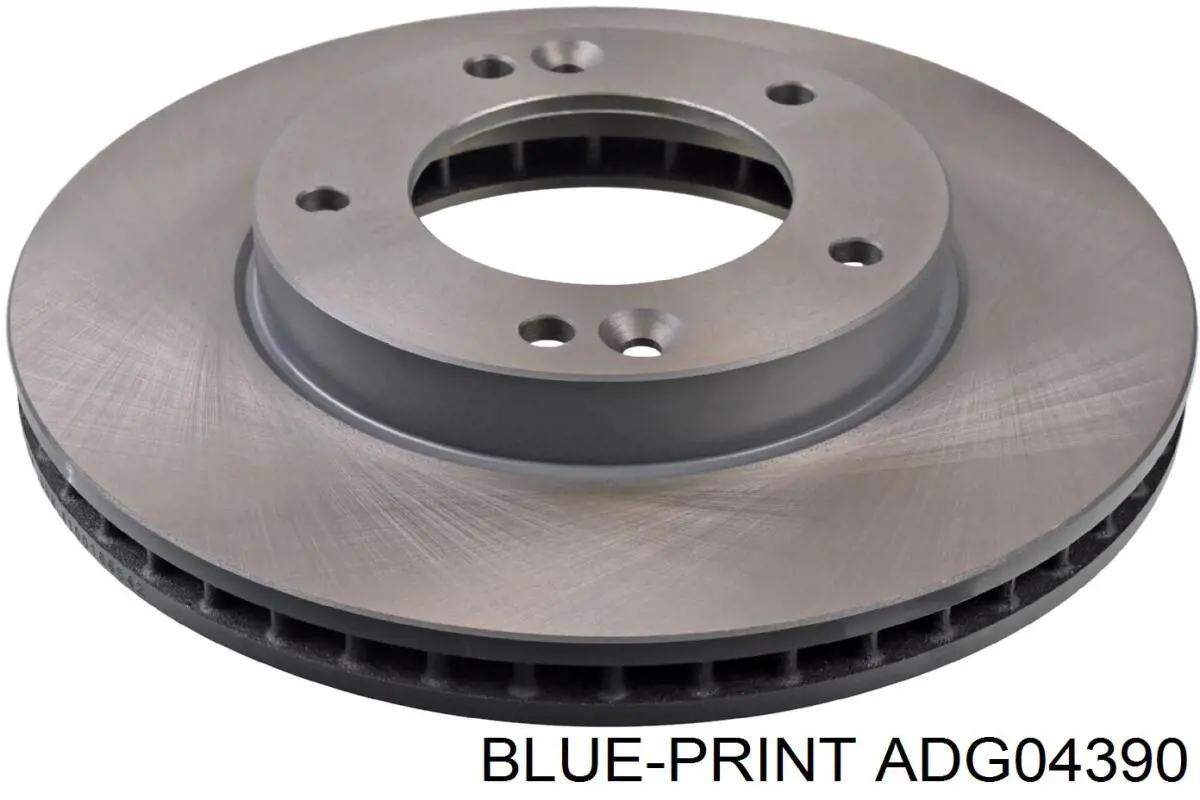 Передние тормозные диски ADG04390 Blue Print