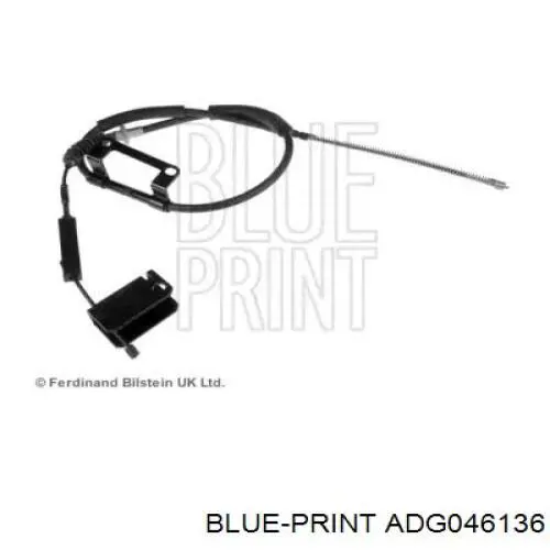 ADG046136 Blue Print трос ручного тормоза задний левый