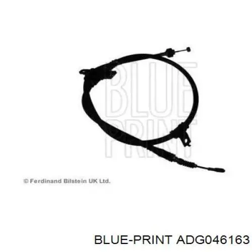 Купить ADG046163 Blue Print Трос стояночного тормоза задний левый