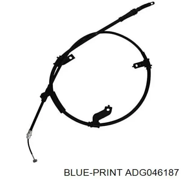 Cable de freno de mano trasero izquierdo ADG046187 Blue Print