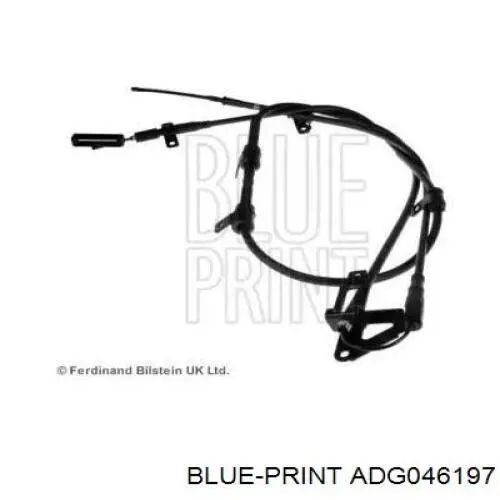 Задний правый трос ручника ADG046197 Blue Print