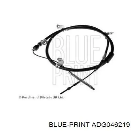 Задний правый трос ручника ADG046219 Blue Print