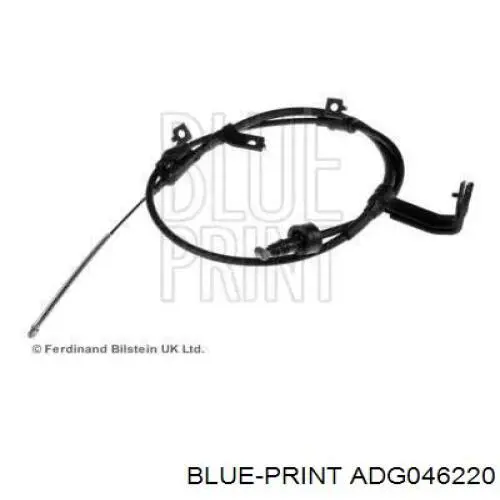 Cable de freno de mano trasero izquierdo ADG046220 Blue Print