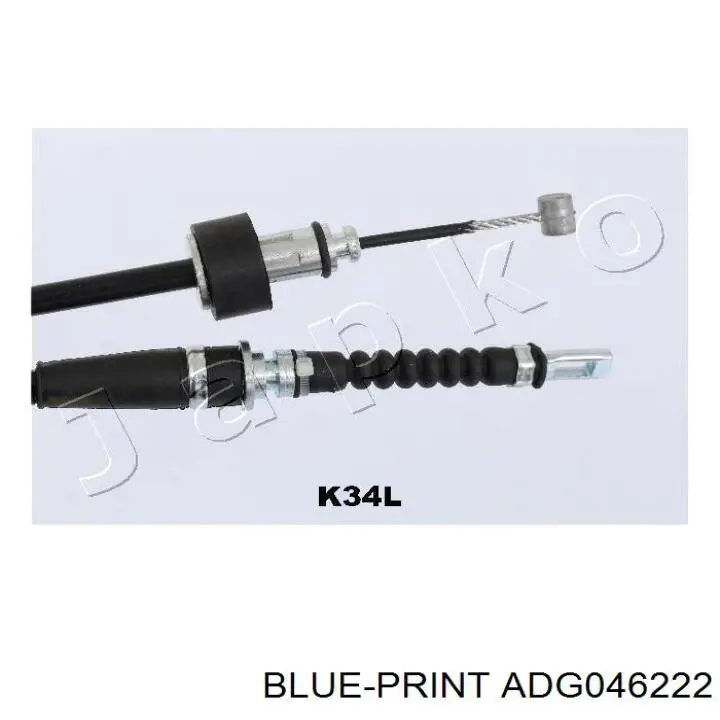 Купить ADG046222 Blue Print Трос стояночного тормоза задний левый