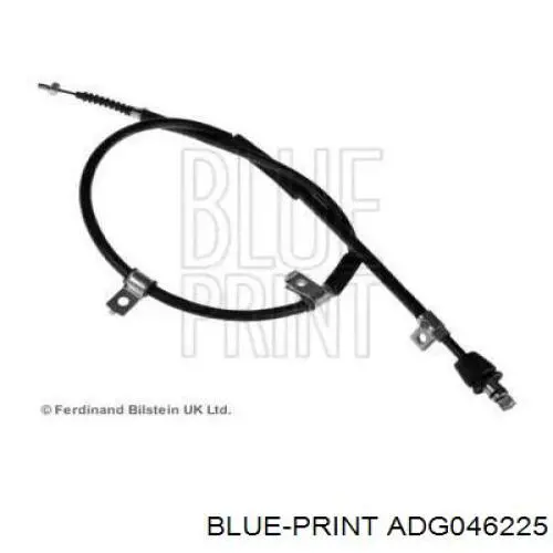 Задний правый трос ручника ADG046225 Blue Print