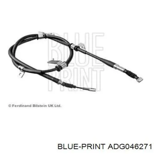 ADG046271 Blue Print cabo do freio de estacionamento traseiro esquerdo