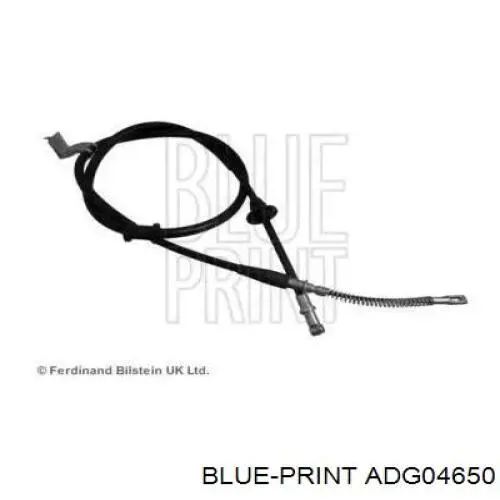 ADG04650 Blue Print трос ручного тормоза задний правый