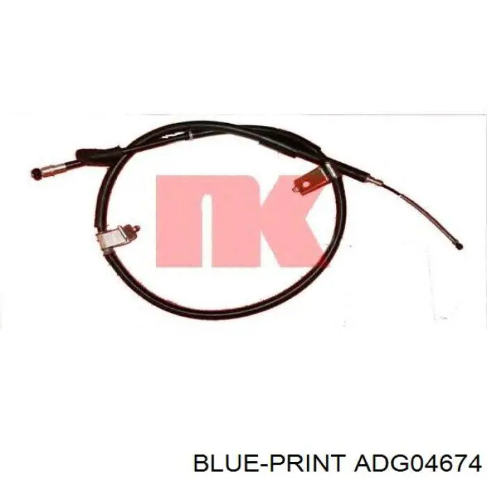 Купить ADG04674 Blue Print Задний правый трос ручника