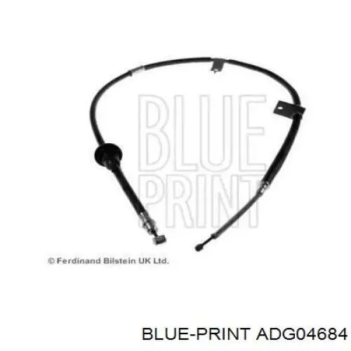 Задний правый трос ручника ADG04684 Blue Print