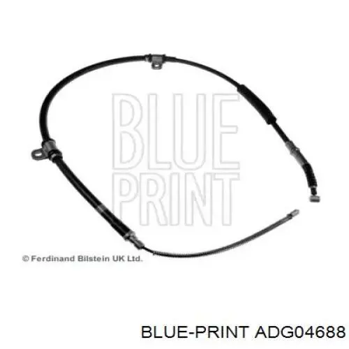 ADG04688 Blue Print трос ручного тормоза задний правый