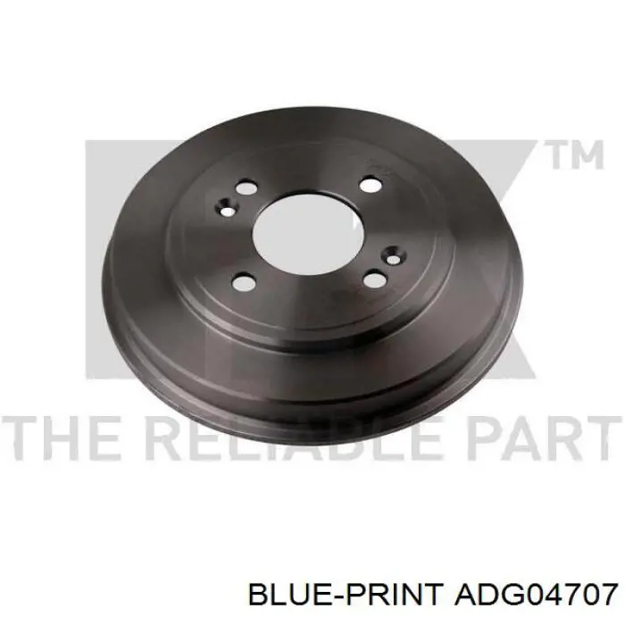 ADG04707 Blue Print Тормозной барабан