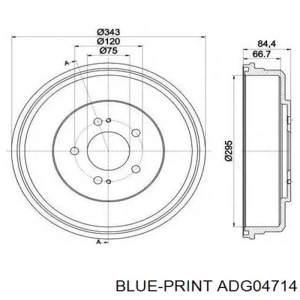 Барабан тормозной задний Delphi BF586 цена, от 59.30 USD