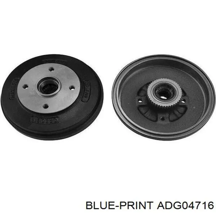 Тормозной барабан ADG04716 Blue Print