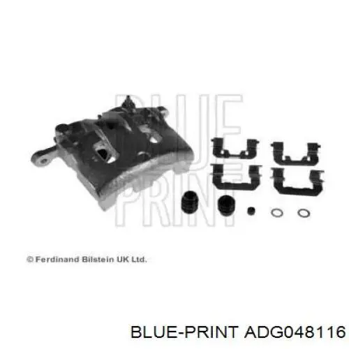 Суппорт тормозной передний правый ADG048116 Blue Print