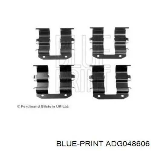 Комплект пружинок крепления дисковых колодок задних на Hyundai I30 FD