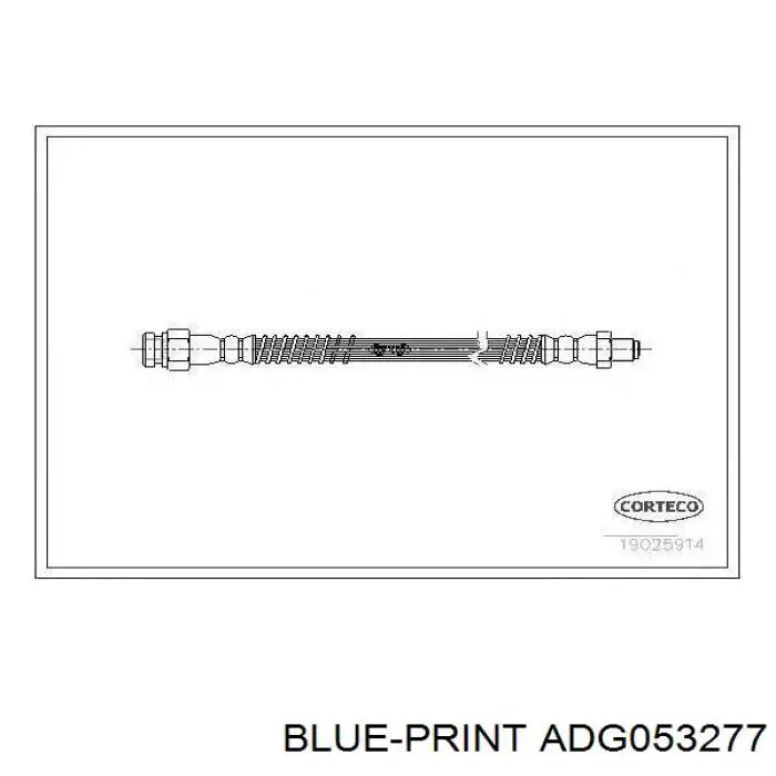 Тормозной шланг задний Blue Print ADG053277 цена, от 25.06 USD