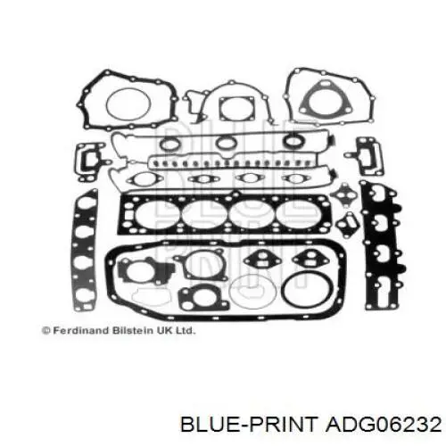 ADG06232 Blue Print Комплект прокладок двигателя верхний