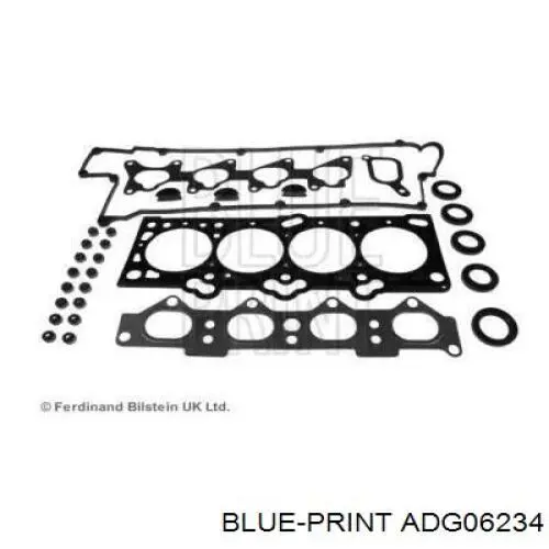 Верхний комплект прокладок двигателя ADG06234 Blue Print