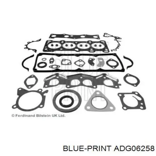 ADG06258 Blue Print комплект прокладок двигателя полный