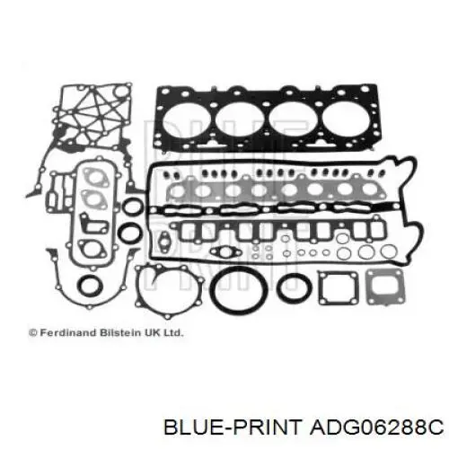 Комплект прокладок двигателя ADG06288C Blue Print