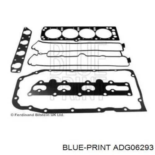 Верхний комплект прокладок двигателя ADG06293 Blue Print