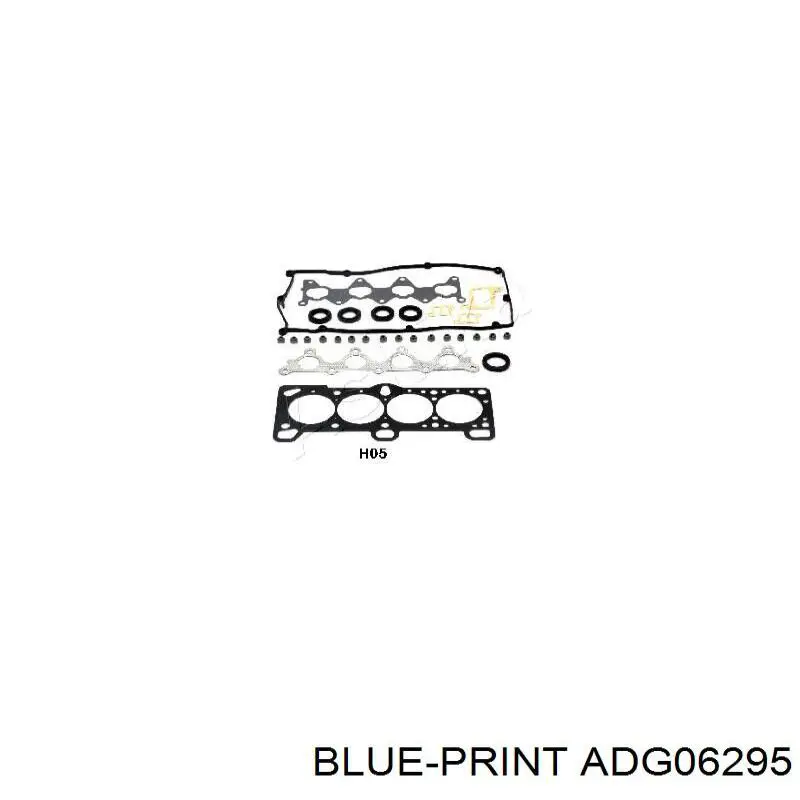 Juego de juntas de motor, completo, superior ADG06295 Blue Print