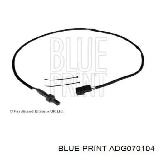 ADG070104 Blue Print sonda lambda, sensor de oxigênio até o catalisador