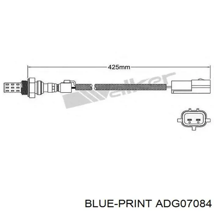 Лямбдазонд, датчик кислорода до катализатора Blue Print ADG07084 цена, от 28.49 USD