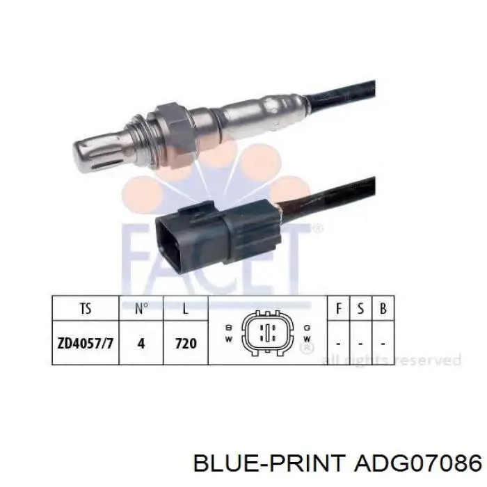 Лямбда зонд ADG07086 Blue Print