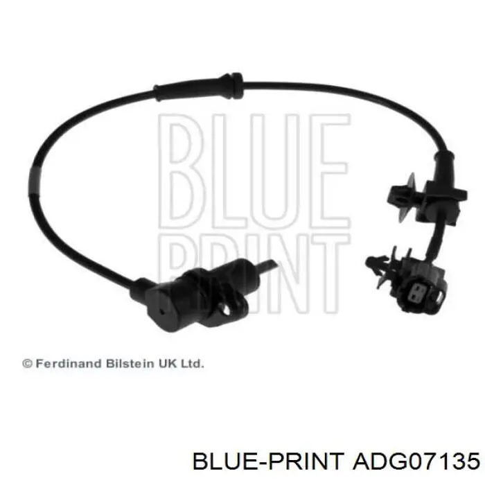 Sensor ABS trasero derecho ADG07135 Blue Print