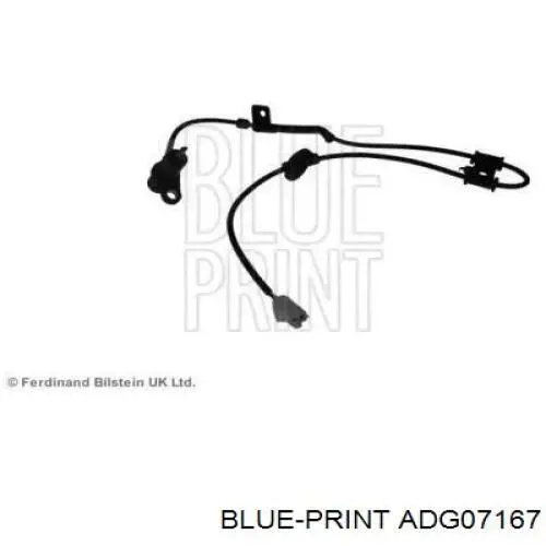 Sensor ABS trasero izquierdo ADG07167 Blue Print