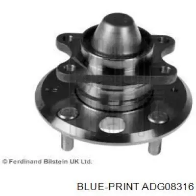 Ступица задняя ADG08316 Blue Print