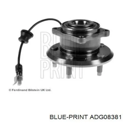 Cubo de rueda trasero ADG08381 Blue Print