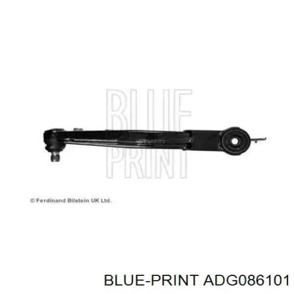 Barra oscilante, suspensión de ruedas delantera, inferior izquierda ADG086101 Blue Print