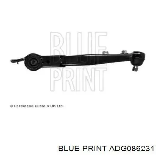 Barra oscilante, suspensión de ruedas delantera, inferior derecha ADG086231 Blue Print