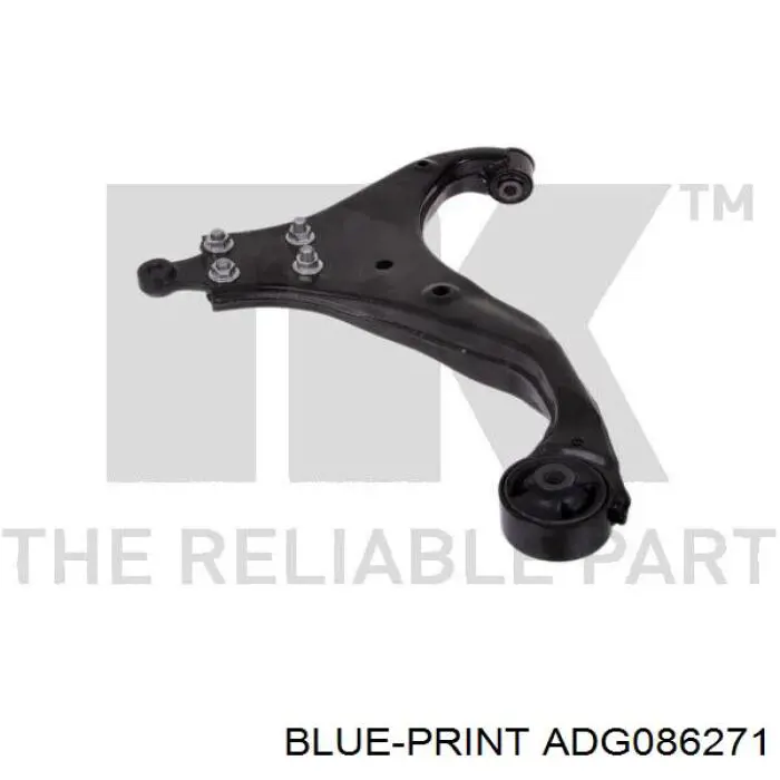 Купить ADG086271 Blue Print Рычаг передней подвески левый