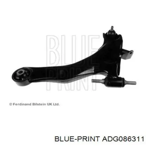 Barra oscilante, suspensión de ruedas delantera, inferior izquierda ADG086311 Blue Print