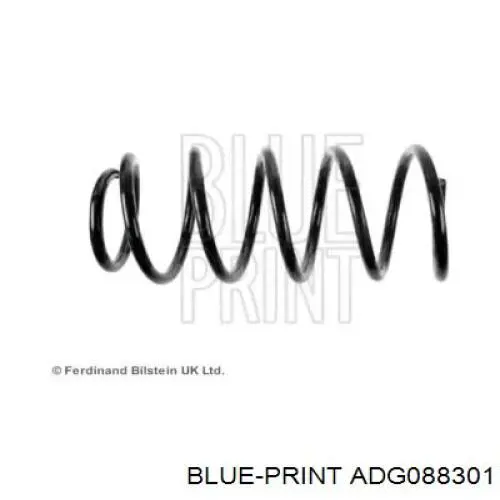 Передняя пружина ADG088301 Blue Print