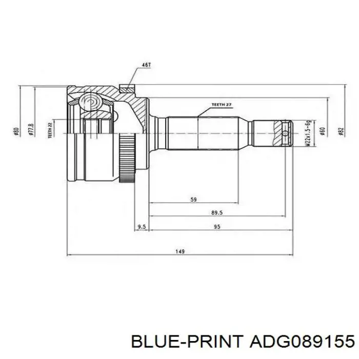 ADG089155 Blue Print