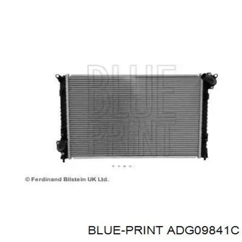 Radiador refrigeración del motor ADG09841C Blue Print