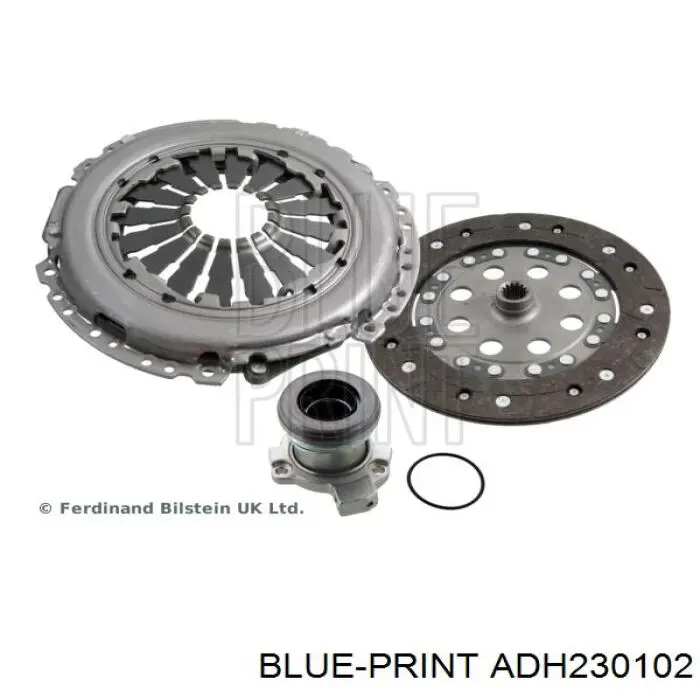 Купить ADH230102 Blue Print Комплект сцепления (диск, корзина, подшипник)