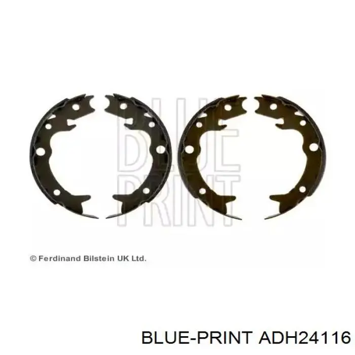 Колодки ручника (стояночного тормоза) Blue Print ADH24116