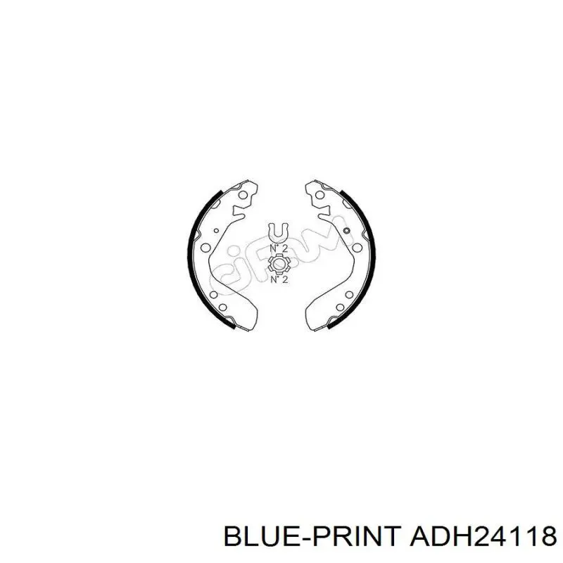 Задние барабанные колодки 5504493 Ashika