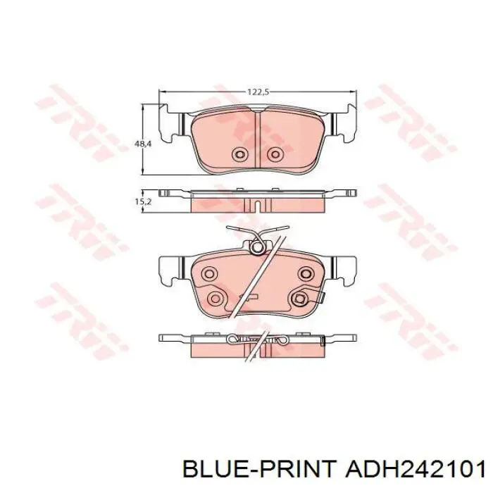 Купить SP4127 Sangsin Колодки тормозные задние, дисковые