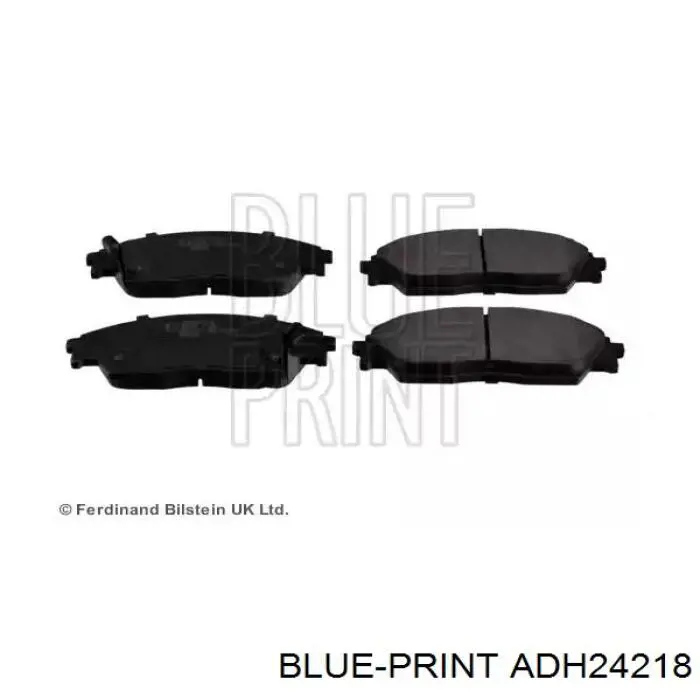Колодки тормозные передние дисковые на Honda Prelude  III 